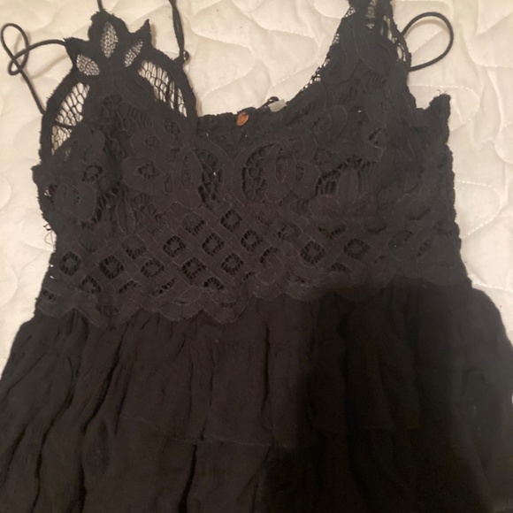 FP one Free People Cami Top Intimatley Black Lace Small S - Picture 5 of 6